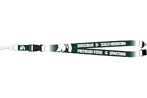 PRO SPECIALTIES GROUP Michigan State Spartans Crossover Lanyard, Great Gift/Merchandise for Sports Fans.