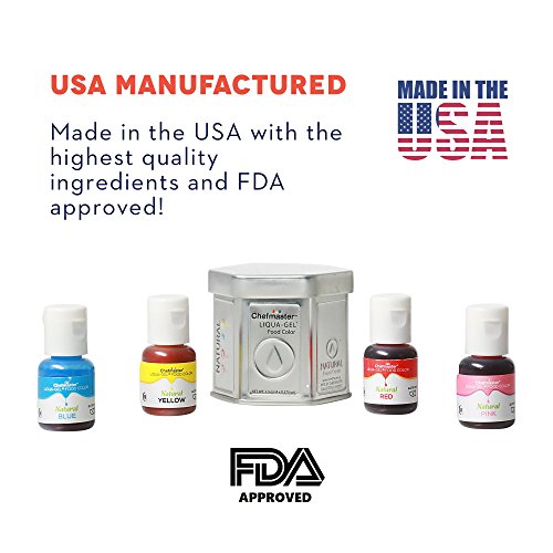 Chefmaster All Natural Food Coloring Veganfriendly Dye For Baking