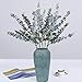 Geboor Pack of 3 Faux Eucalyptus Stem Artificial Eucalyptus Leaves Fake Eucalyptus Branches 30