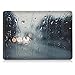 iCasso Compatible with MacBook Air 13 inch Rubber Coated Soft Touch Hard Shell Protective Case Cover Model A1369/A1466 with Keyboard Cover (Raining Scene)