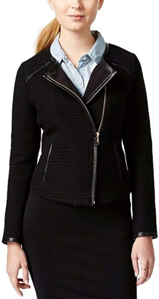 maison jules leather jacket