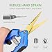 VIVOSUN 6.5 Inch Gardening Scissors Hand Pruner Pruning Shear with Titanium Coated Curved Precision Blades 12-Pack