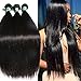 Msbeauty Brazilian Remy Silky Straight Hair weave 1 Bundles of 18 inch 100g Straight Virgin Human Hair Natural Color