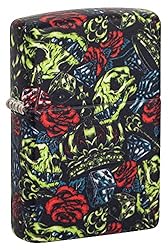 Zippo Skull Crown Glow-in-The-Dark 540 Color Design