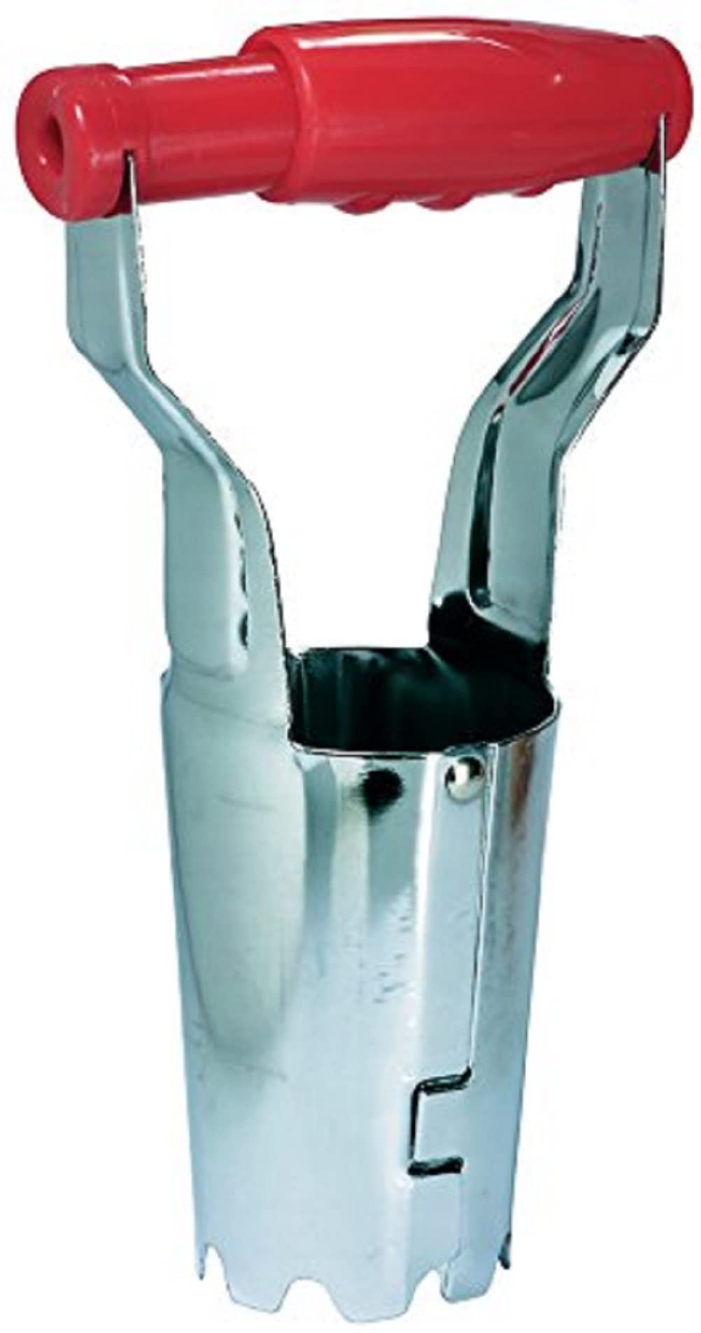 Connex FLOR42770 Automatic flower bulb planter, silver/red