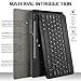 IVSO Keyboard Case for Samsung Galaxy Tab S6 10.5 Inch 2019 SM-T860/SM-T865,Premium PU Leather Stand Cover with Removable Wireless Keyboard(Black)