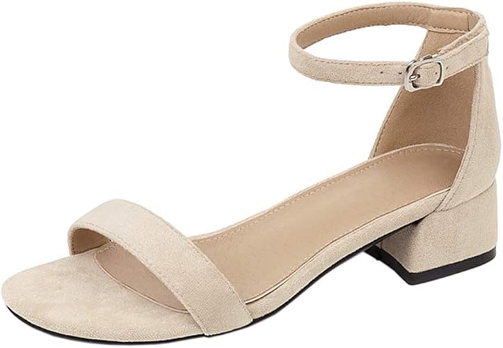 Amazon Nonbrand Iceyzoeyシンプル サンダル レディース ヒール3cm 6cm 8cm ベッド サンダル 美脚 Nonbrand ファッションサンダル