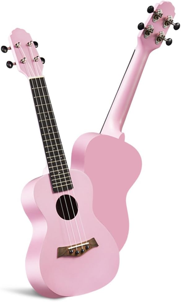 Ukulele LINGZHIGAN 27 Inch 30 Inch Female Student Hawaiian Small Guitar Pink Uklele Musical Instrument (Size : 27 Inch)