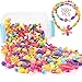 EXTSUD Pop Beads for Girls Toys Age 4 5 6 7 8 9 Year Old, 700PCS Snap Beads Toys for Girls Birthday Gift, Jewelry Making Kit for Kids Making Bracelets, Necklace, Creative Educational Toys for Crafts