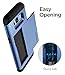 Spigen Slim Armor CS Galaxy S8 Plus Case with Slim Dual Layer Wallet Design and Card Slot Holder for Galaxy S8 Plus (2017) - Coral Blue