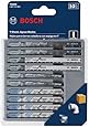 Bosch T5002 10-Piece Assorted T-Shank Jig Saw Blade Set
