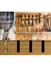 Juego de topes de perforación, 6 unidades Surtido de collar de parada ajustable para perforación constante. Incluye tamaños 3 16,1 4, 6 16, 3 8, 7 16, 1 2