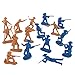 BMC The Alamo Plastic Army Men - Texas vs. Mexico 37pc Soldier Figures