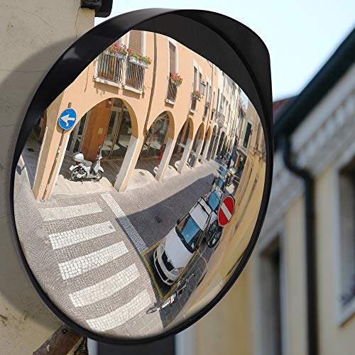 Kiloxa Convex Security Mirror, Traffic Curved Wide Angle Mirror for