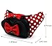 Disney Minnie Mouse Ribbon HipSack Waist Pack Fanny Sling Bag for Man Women Lady Girl Teens (Red)