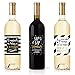 Hadley Designs 5 Retirement Party Gift Wine Labels or Stickers, Funny Officially Retired Decoration Supplies For Early Nurse, Police, Firefighter, Navy, Army, Military USAF Air Force Marines Teacher