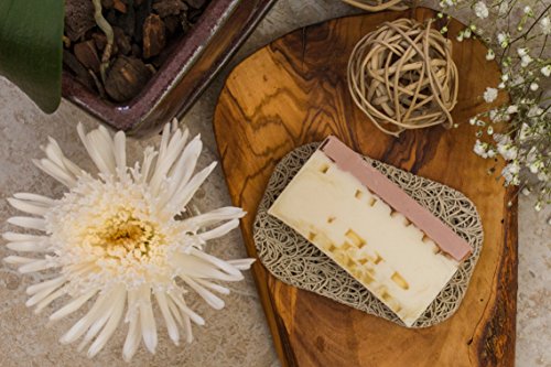 AIRA Handmade Organic Soap - Herbal Bar Body Soap Infused with Lavender, Lime & Lemongrass Extract - Certified Organic Ingredients & Therapeutic Essential Oils -No-Chemical Handmade Soap (4 Ounces)