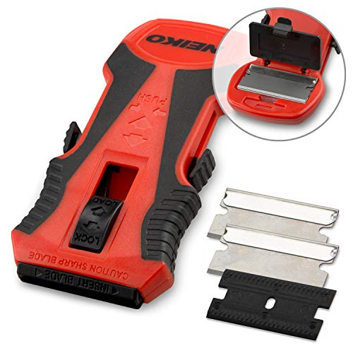 Neiko 00885A Mini Retractable Razor Scraper With Patented Blade Storage