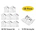 50 Pieces Flatware Cutlery Set - Stainless Steel Silverware Utensil Set with Knives Forks Spoons for Dinner & Dessert, Footek Elegant Tableware Cutlery Set, Dishwasher Safe