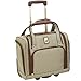 LONDON FOG Cambridge 15-Inch 2-Wheel Under The Seat Bag, Olive Houndstooth