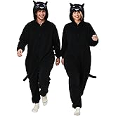 ANPRWZ Adult Leopard Onesie Costume Halloween Christmas Cosplay Costume Women Men