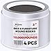 iPrimio Bed Risers - Round, 3 Inch Lift, Heavy Duty, 4 Pack, Up to 10000lbs - Raising Blocks, Furniture Lifts for College Dorm Rooms, Couches, Tables, Desk - Safe, Sturdy