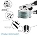Can Opener Heavy Duty Tin Opener Professional Stainless Steel NO-Rust Manual Opener Ergonomically Designed Handle and Easy to Turn Knob -Dishwasher Safe（Black)