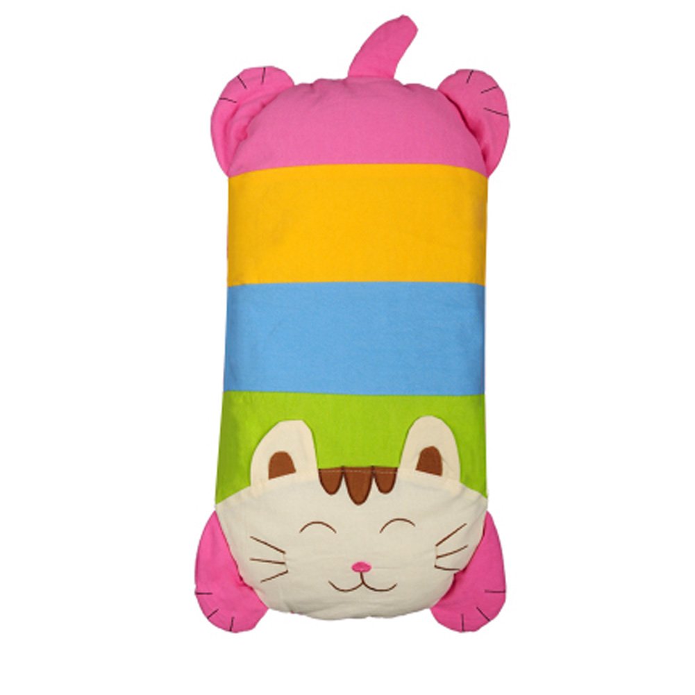 Kylin Express 1 3years Cat Pink Soft Buckwheat Hull Pillow With