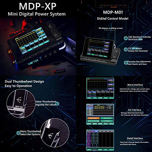 NovelLife MDP-XP Adjustable Linear Digital DC Power Supply Mini Laboratory Programmable Power Source Meter 30V 5A 90W Constant Voltage Current Output