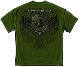 Law Enforcement T-Shirt Elite Breed Irish Police Fir Na Dli Military Green