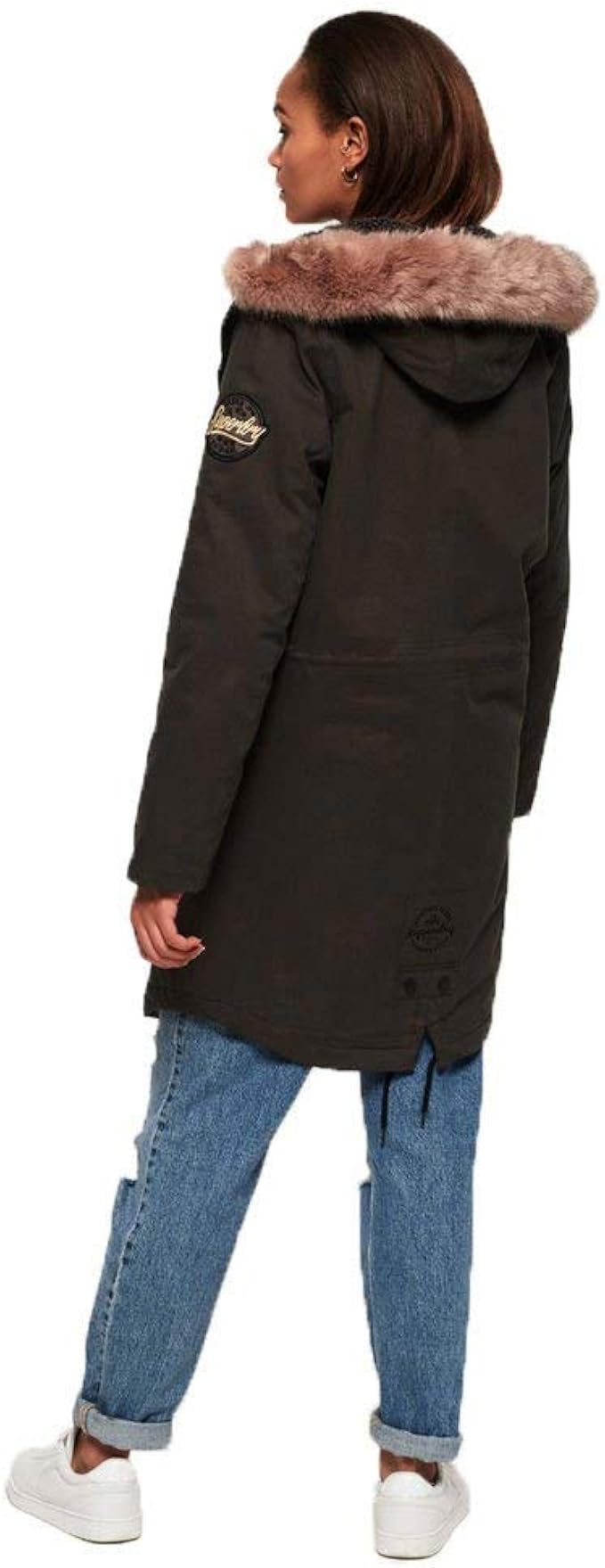 superdry frankie faux fur lined parka