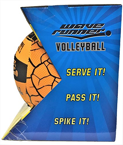 Flash Sales Wave Runner Grip It Waterproof Volleyballl Size 9.25 inches Hydro With Sure Grip Technology Let's Play Volleyball in the Water! Bulk available (Orange)