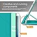 iPad Air 2 Case, Apple iPad Air 2 Case, rooCASE Origami Ultra Slim Fit Thin Lightweight Shell PU Leather Folio Case with Auto Sleep Wake Smart Cover, Turquoise Mint (will NOT fit New iPad 2017)