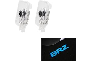 uunonaha 2 pcs Non-Fading LED Car Door Logo Lights Courtesy Projector Laser Welcome Light Ghost Shadow Puddle lamp Compatible for BRZ Accessories… (BRZ-BLUE, ZD8; 2022-present)