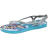 Rasteira Luna Print, Havaianas, Feminino