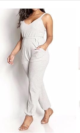 grey jogger jumpsuit