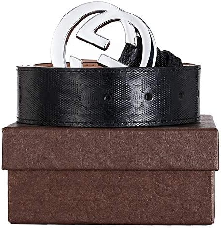 Fashion Leather Metal Buckle Unisex Men Belt Casual Business