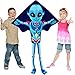 HENGDA KITE- Kites For Kids And Adults Large Easy Flyer Mysterious Alien Kites 55Inch X 38Inch With String And Handle
