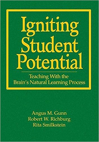 By Gunn Angus M Igniting Student Potential Teaching With The Brain C S Natural Learning Process Hardcover February 07 Gunn Angus M Amazon Com Books