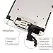 FFtopu for iPhone 6 Screen Replacement White, LCD Touch Display Digitizer Assembly with Home Button, Front Facing Camera Proximity Sensor, Ear Speaker and Full Repair Tools