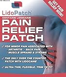 LIDOPATCH, LIDOCAINE PATCHES TOPICAL 3.99% LIDO & 1.25% MENTHOL, OTC PAIN RELIEF PATCH'S (5)