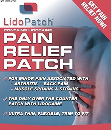 LIDOPATCH, LIDOCAINE PATCHES TOPICAL 3.99% LIDO & 1.25% MENTHOL, OTC PAIN RELIEF PATCH'S (5)
