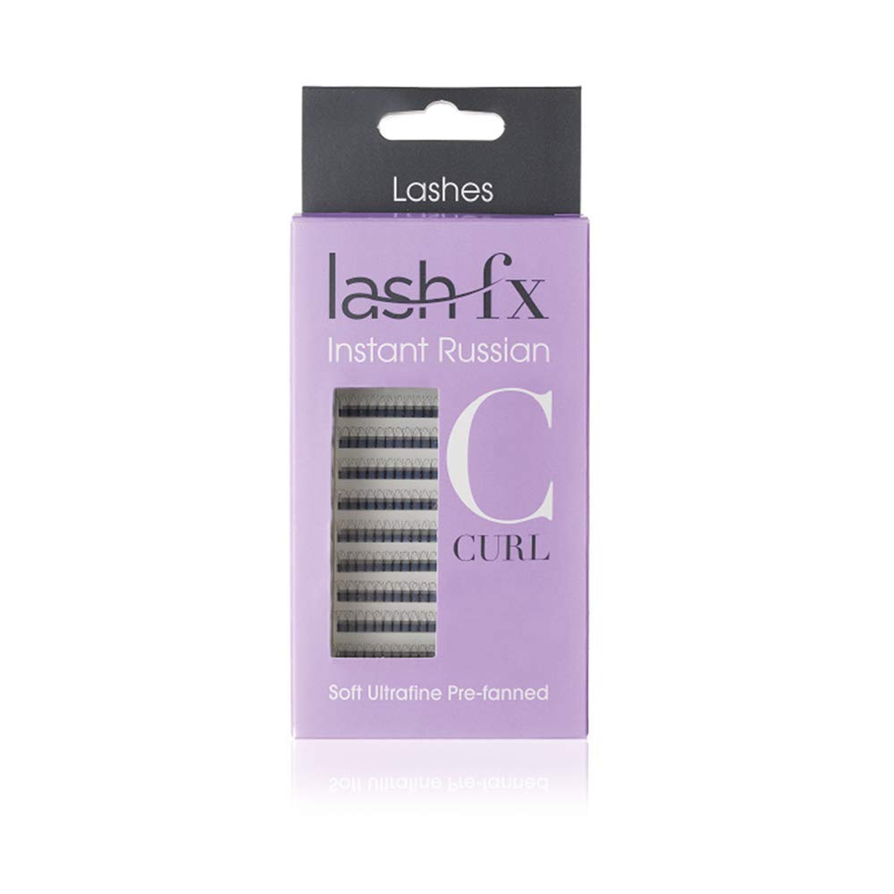 Lash FX Prefanned Russian Volume 6D C curl Thickness 0.07 mm - 9 mm