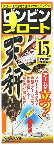 ささめ針(SASAME) PA281 道具屋ビンビンフロート天秤 15