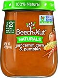 Beech-Nut Stage 2 Baby Food, Carrot/Corn/Pumpkin, 4 Ounce (Pack of 10)