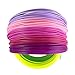 3D Pen Filament Refills - 400 Linear Feet 1.75mm ABS Pack of 20 Different Colors in 20 Feet Lengths by HUSOAR