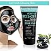 Charcoal Peel Off Face Mask - Blackhead Remover - Brightening & Exfoliating Facial Mask - Purifying Pore Minimizer - Bamboo Detox Peel Off for Smooth Clear Skin - Helps Reduce Acne & Dark Spots