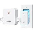 DEWENWILS Remote Control Outlet, Wireless Light Switch with 2 Side Outlets, No Interference Remote Outlet Switch, No Wiring, 