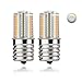 DiCUNO E17 LED Bulb Dimmable, Under Microwave Oven Appliance Light, 4W (30W Incandescent Equivalent), Warm White 3000K, AC110-130V for Stove Top Lights, Kitchen Lighting (2-Pack)