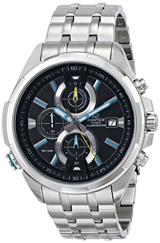 Casio Men's EFR-536D-1A2VCF Neon Illuminator Stainless Steel Watch